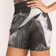 thumbnail image 5 of Now More Than Ever Bw Women's skirt Sport Skort Skirt With Pocket Fashion Korean Style Skirt 4Xl Skirts Abstract Colorful Sand, 5 of 7