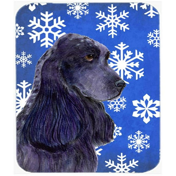 Carolines Treasures  Cocker Spaniel Winter Snowflakes Holiday Mouse Pad