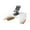 White, variant on Manicure Arm Rest Nail Art Pillow Phone Holder U Shaped Microfiber PU Leather Cushion for Salon Tech Home Use
