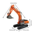 thumbnail image 2 of ABPWLY Toys Children Toy Car Excavator Model Engineering Vehicle Simulation Diecast Construction Toy Set with Rubber Tracks Boy Toys, 2 of 2