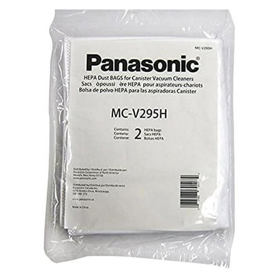 Panasonic Type C-5 and C-19 Allergen Vacuum Cleaner Cloth Bags - 2 Pack - Part # MC-V295H