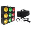 Chauvet DJ CORE 3x3 COB LED Pixel Mapping/Wash Panel Light + VF1000 Fog Machine