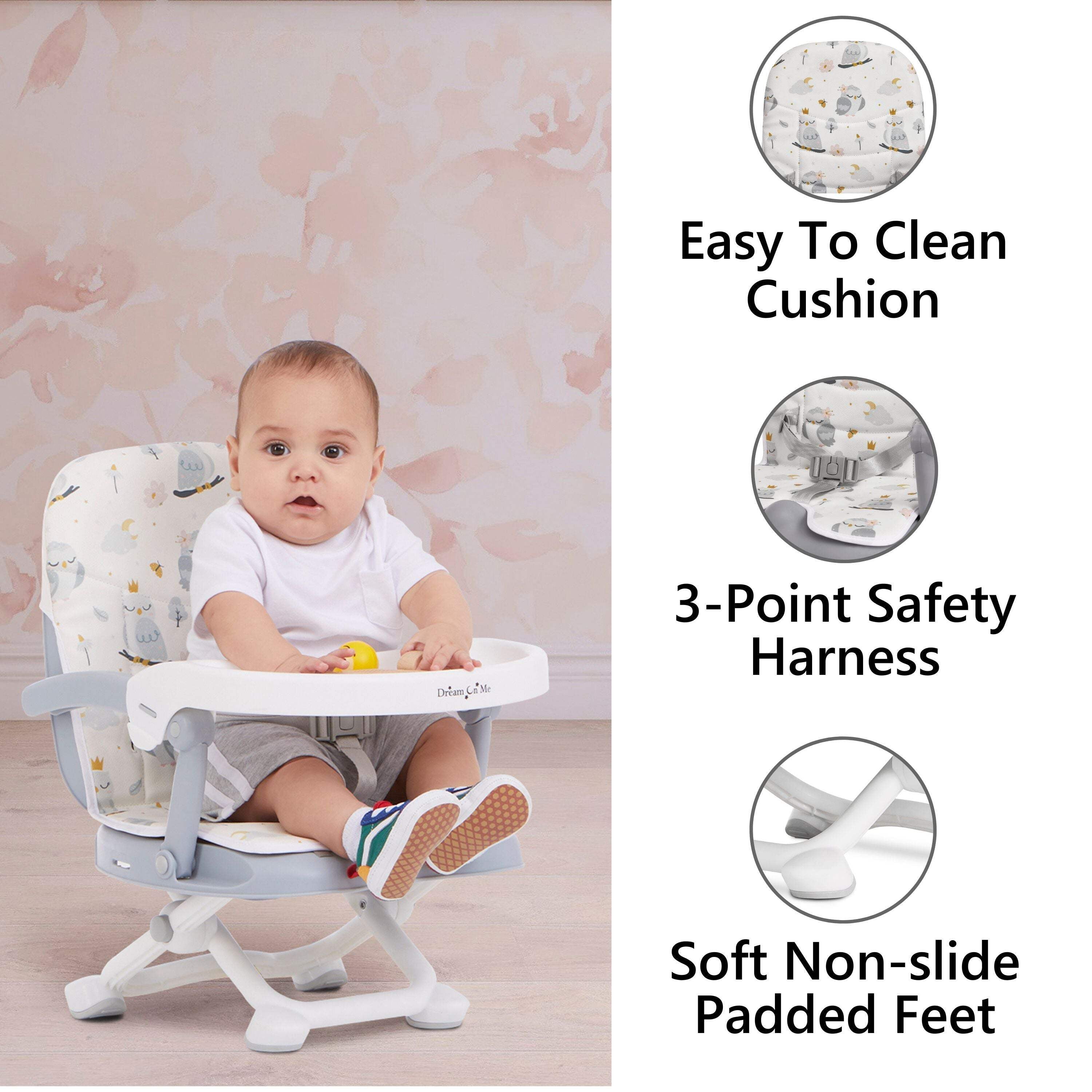 Dream On Me Munch N' Go Booster Seat in Orange