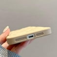 thumbnail image 4 of for iPhone 12 Pro Max Cute Case Leather Diamond Pattern with Bracelet not included, Phone Case Soft Flexible TPU Shockproof Full-Body Protective case Cover for Women Girls Light Brown, 4 of 9