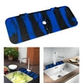 thumbnail image 4 of Recogedor de silicona, protector de goteo para encimera, almohadilla para secar el agua, tapete para fregadero de cocina Azul negro, 4 of 9