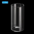 thumbnail image 3 of Uxcell 3.9"x2" Clear Glass Cylinder Vase Tabletop Flowers Vase Floating Candle Holder Vase, 3 of 6