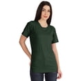 thumbnail image 1 of Inkmeso Womens Basic Crewneck Tshirt Short Sleeve Regular Fit Long Tee Workout Top, 1 of 8
