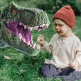 thumbnail image 3 of OUTAD Dinosaur Hand Puppets Soft Rubber Dinosaur Toys Jurassic Raptors Realistic Puppet Dinosaur Hand Puppet, 3 of 7