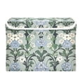 thumbnail image 7 of Yayeee Collapsible Cube Storage Bin with Lid Fabric Closet Decorative Basket with Handles, Blue Blossom, 7 of 7