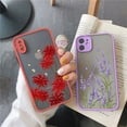 thumbnail image 3 of Butterfly Lavender Higan Flower Phone Case For iphone 7 8 plus 12 13 mini 11 15 14 pro max X XR XS Max Shockproof Shell Cover, 3 of 7