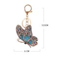 thumbnail image 2 of Llavero de mariposa con pintura de diamantes de imitación JAAS regalos de Navidad para niños y adultos, 2 of 5