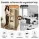 thumbnail image 5 of Buró Blanco con 2 Cajones y 3 Repisas Mueble para Recámara o Estudio Organizador Moderno, 5 of 8