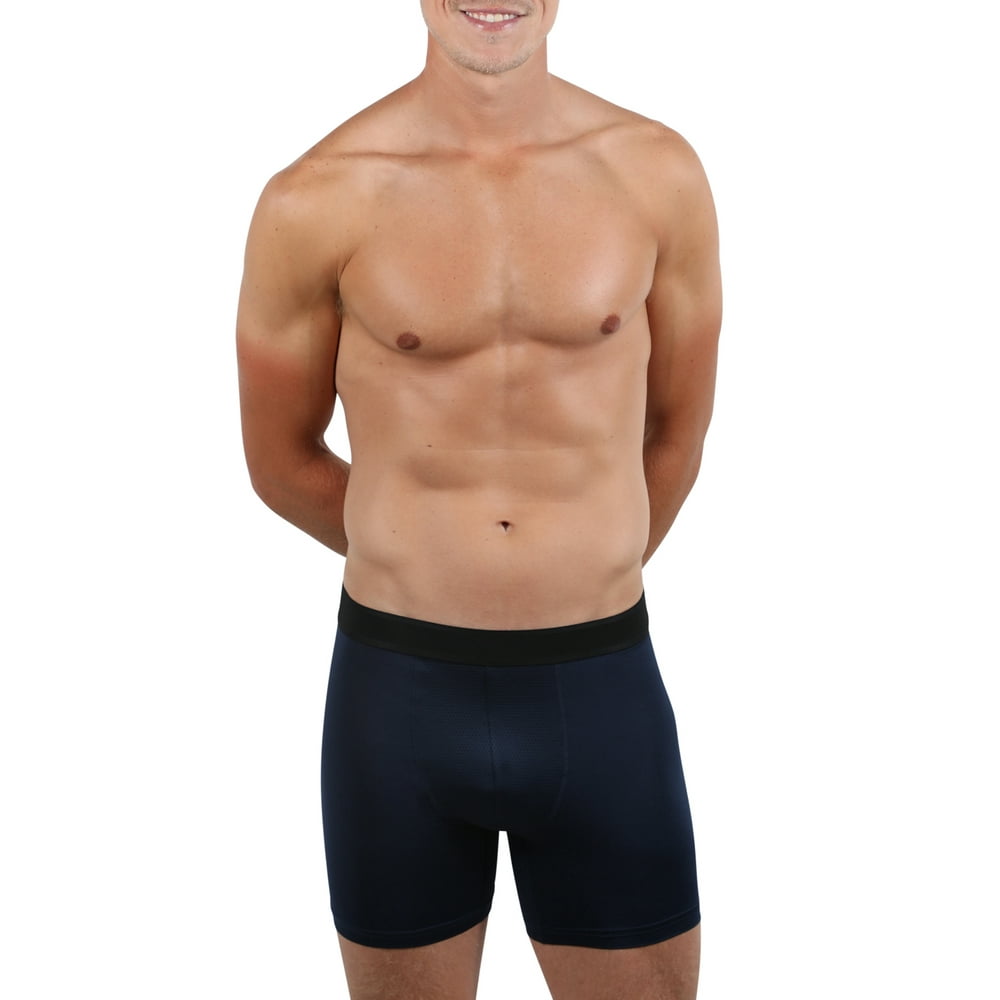 Athletic Works Athletic Works Mens Mesh Boxer Briefs, 3pack