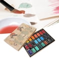thumbnail image 1 of Water Color Paint, Portable Durable Watercolor Paint Multi Purpose High Saturation 24 Colors  for Craft, 1 of 7