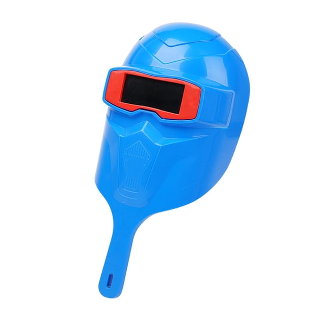 Casco de soldadura de mano, protección para los ojos cómodos con la máscara de soldador de escudo de la cara de los anteojos para moler, soldadura
