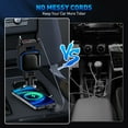 thumbnail image 5 of Retractable Car Charger, 96W Fast Car Accessories Adapter with Retractable Cables and 2 USB Port, USB C Car Charger Adapter for iPhone 16e/16/15/14/12,Galaxy,Pixel,Travel Essentials, 5 of 9