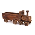 thumbnail image 1 of Train Flowerpot Multi-functional Plant Container Garden Home Vintage Design Wooden Pot, 1 of 5