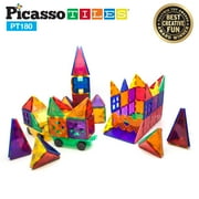 PicassoTiles 180 Piece Set 3D Color Magnetic Building Block Toy Deluxe Construction Kit