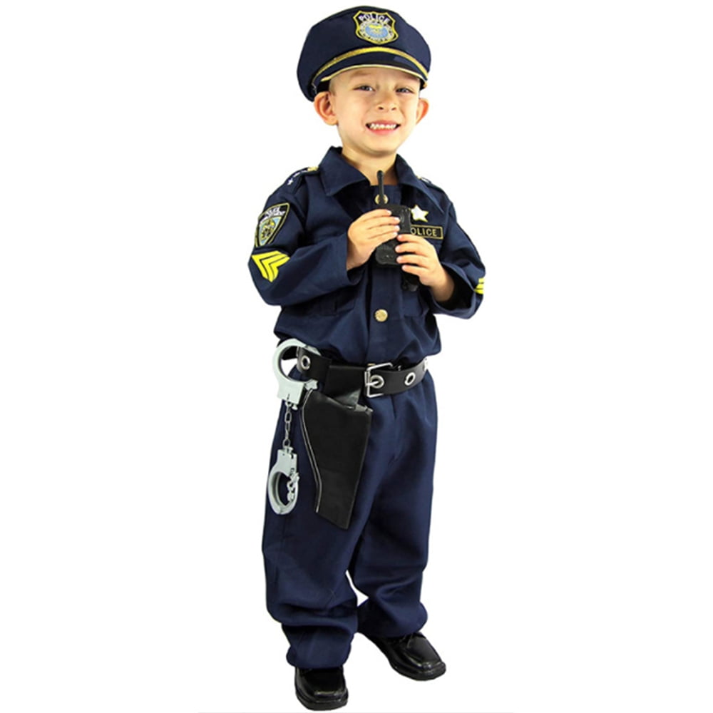 Policeman Cosplay Fancy Dress Costume for Halloween