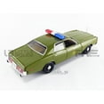 thumbnail image 6 of Greenlight 19053 1 by 18 Scale Diecast for 1977 Plymouth Fury US Army Police Model Car, Army Green, 6 of 7