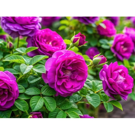 Rugosa Rose Bush Seedlings for Planting - Healthy Rooted Seedlings (1 Seedling)