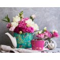 thumbnail image 5 of Sara Miller - Chelsea Collection Teacup and Saucer - Pink, 5 of 7