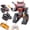 red a& black, variant on 3-in-1 STEM Remote & APP Controlled Coding Robot Building Kit for Boys 6-12 Compatible with Lego, 419 Pcs RC Robot/Tank/Car Educational Building Blocks Toy, stem toys gift for ages 8-13+