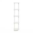 thumbnail image 5 of Furinno TURN-N-TUBE 5 Tier Corner Display Rack Multipurpose Shelving White/White, 5 of 6