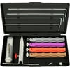 Lansky Deluxe 4-Stone Diamond Sharpening System, X-Coarse, Fine Grit Hone #LKDMD