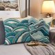 thumbnail image 3 of Juego de 4 fundas de almohada, fundas de almohada decorativas de lino y algodón para sofá, fundas de cojines cuadradas para sala de estar, cama, （45 * 45 cm）, 3 of 5