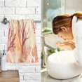 thumbnail image 7 of Yayeee 2 Pack Hand Towels for Bathroom 100% Cotton 16" x 28" Soft Absorbent Kitchen Towel, Red Starfish, 7 of 7