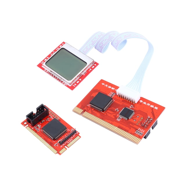 Laptop Diagnostic Card, LCD Diagnostic Card, Multifunctional 2 Screens Design For PC Laptop Desktop PTI8 Repair Tool Mainstream Motherboards