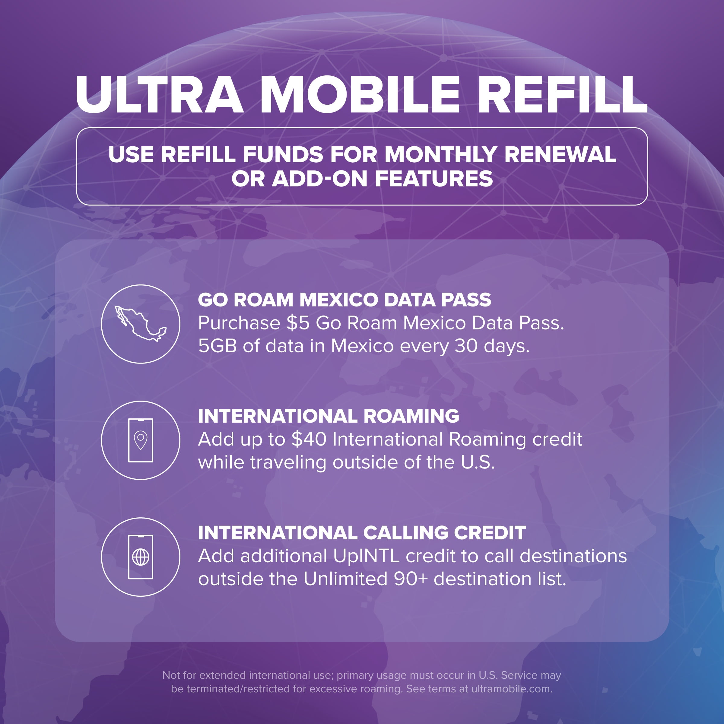 Ultra Mobile Prepaid Wireless $40 e-Pin Top Up (Email Delivery)