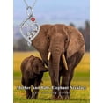 thumbnail image 6 of CACA LADY Mother Daughter Necklace 925 Sterling Silver Infinity 3 Elephant with Zircon Heart Pendant Necklace 3 Elephants Family for Mom Daughter Jewelry Gift for Women, 6 of 6