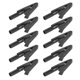 thumbnail image 2 of 10 unids/set Clip de seguridad 2mm Banana Jack abrazadera de prueba trasera cobre puro para regulador de potencia negro, 2 of 14