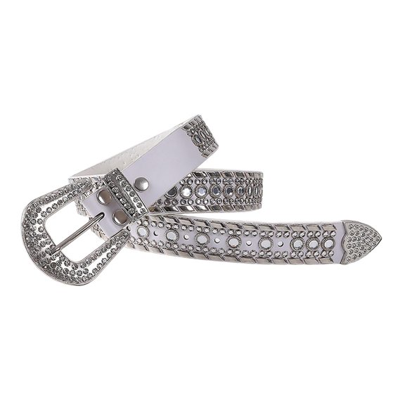 fenteer Women Rhinestone Belt Accessories Waistband Pin Buckle for Jeans Pants Skirt