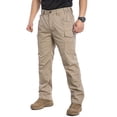 thumbnail image 6 of NAVEKULL Men's Stretch Ripstop Cargo Pants Water Resistant Flex Hiking Pants Lightweight EDC Operator Utility Work Pants, 6 of 7