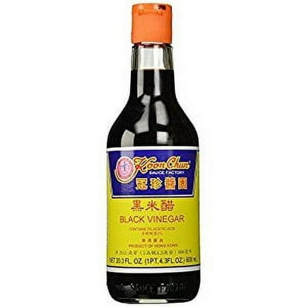 NineChef Bundle - Koon Chun Black Vinegar 500ml 16.9fl (1 Bottle)   1 NineChef Spoon
