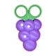 thumbnail image 1 of pstuiky Juego de tijeras con forma de frutas: zanahoria, plátano, uva y fresa. Incluye funda protectora. Herramientas de corte de papel seguras para niños., 1 of 3