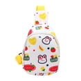 thumbnail image 1 of Crossbody Bag Exquisite Patterns Adjustable Strap Roomy Capacity Smooth Zipper Wear-resistant Daily Collocation Portable Cartoon Print Children Chest Bag Daily Wear, 1 of 11