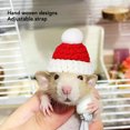thumbnail image 4 of Mini sombrero de animal ANGGREK 4 piezas para hámster transpirable cómodo, 4 of 8