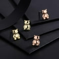 thumbnail image 4 of Cute Bear Small Stud Earrings 999 Sterling Silver for Women Lovely Animal Tiny Cartilage Tragus Earring Studs Statement Post Fashion Jewelry Gifts Hypoallergenic Daughter BFF, 4 of 4