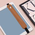 thumbnail image 2 of Naierhg Tablet Pen Holder Sure Here's A Product Title for Listing Tablet Stylus Pen Case Holder with Elastic Band Notebook Storage Smooth Faux Leather Light Brown, 2 of 8