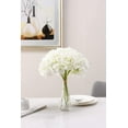 thumbnail image 4 of ZOELNIC Artificial Flowers Large Hydrangea Full Silk Hydrangea Flowers for Decor 10 Bunch, White, 4 of 5