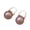 Pink, variant on 1 Pair Earrings Fine Workmanship Exquisite Imitation Pearl Eye-catching Fantasy Lop Earrings for Outdoor