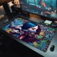 thumbnail image 1 of Alfombrilla de ratón de arte japonés samurái de gran tamaño, alfombrilla de ratón de goma Natural para ordenador de Gaming, alfombrilla de escritorio con borde de bloqueo para teclado LIUWENJING unisex, 1 of 2