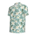 thumbnail image 4 of Wukai Lilies Flowers Men’s Polo Shirts,Quick-Dry Athletic Shirt,Classic Fit Shirts-3X-Large, 4 of 8