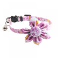 thumbnail image 2 of Popvcly Floral Cat Collar Kitten Collar Cat Collars for Girl Cats Cat Collars for Boy Catscat Collars Breakaway Gps Cat Tracker Kitten Collar with Bell Cat Collars, Harnesses & Leashes, 2 of 9