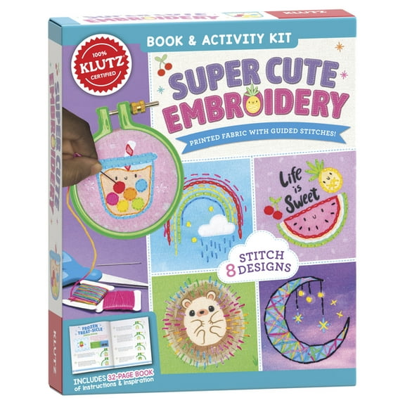 Super Cute Embroidery, (Hardcover)