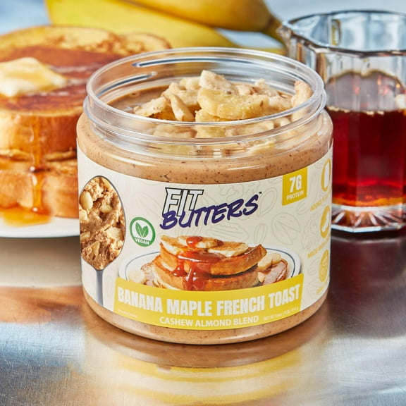 FIt Butters Banana Maple French Toast Cashew Almond Butter (Vegan)